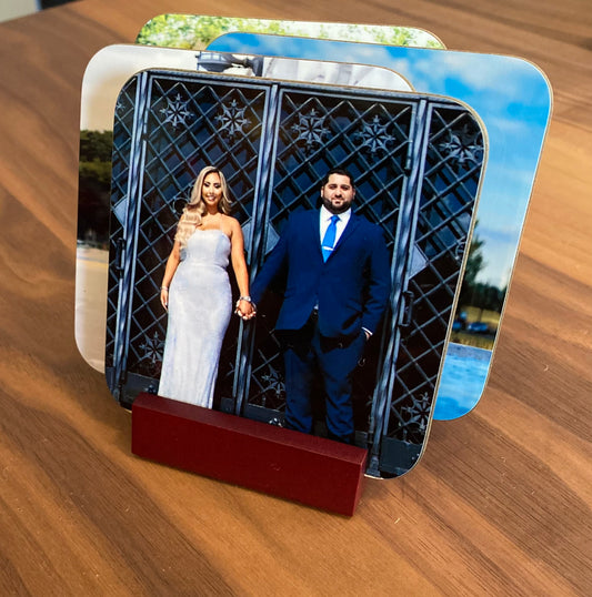 Hardboard Coaster Set 4pc