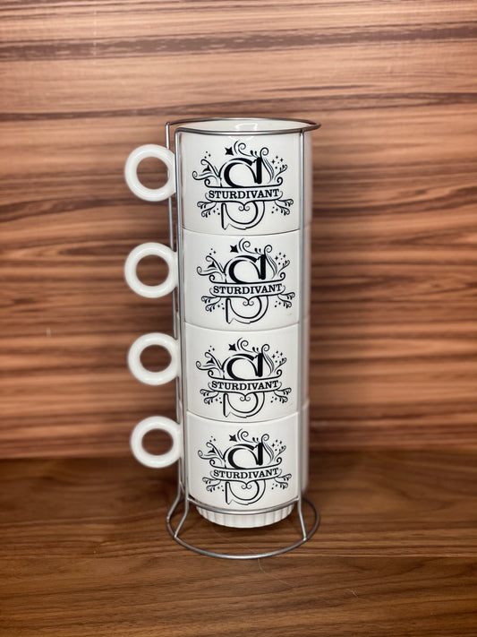 Stackable Mugs 4pc Set