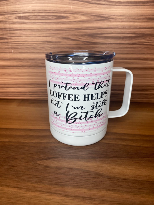 Stainless Steel Coffee Mug with Lid